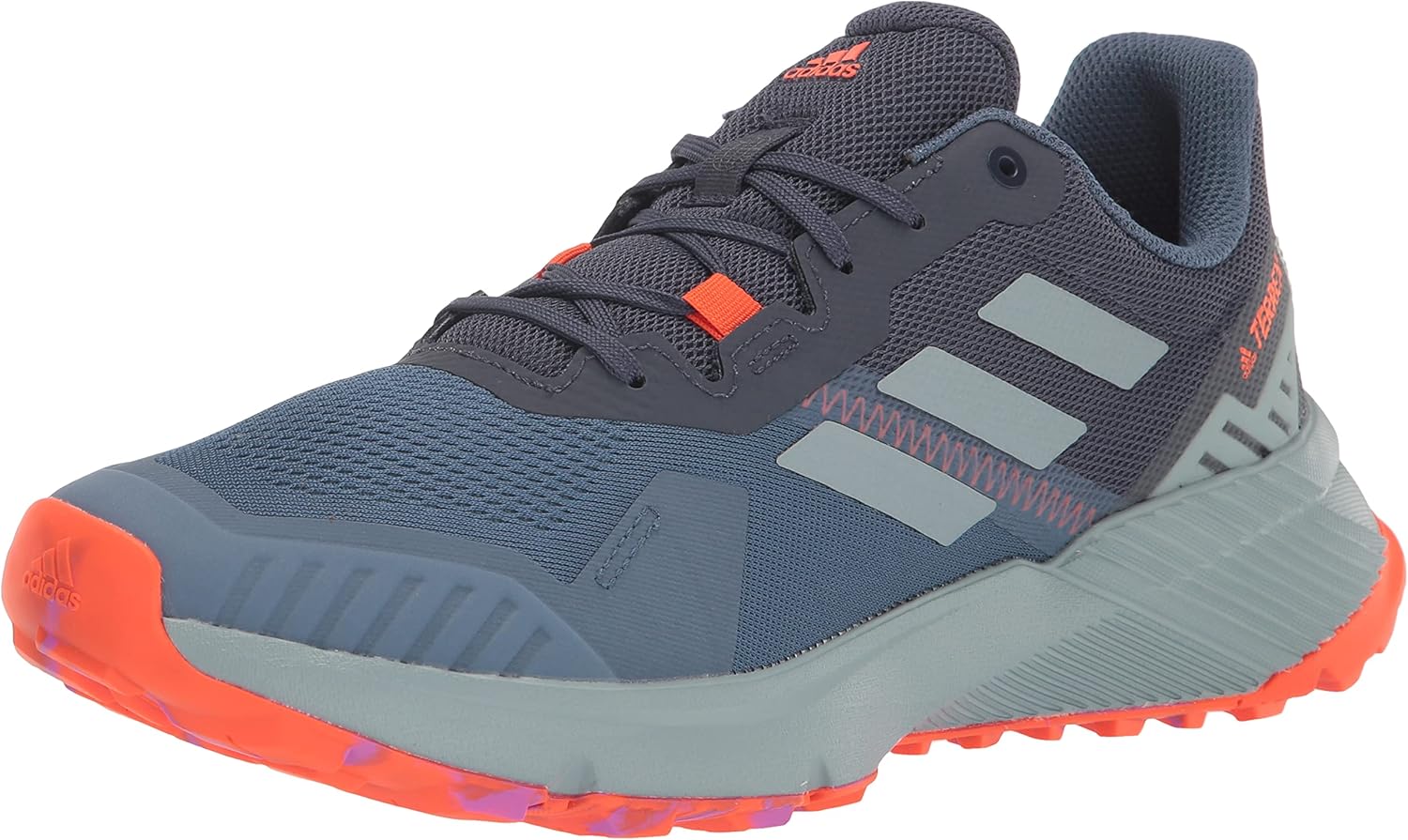 

Мужские кроссовки adidas Terrex Soulstride для трейлового бега, Wonder Steel/Magic Grey Metallic/Impact Orange