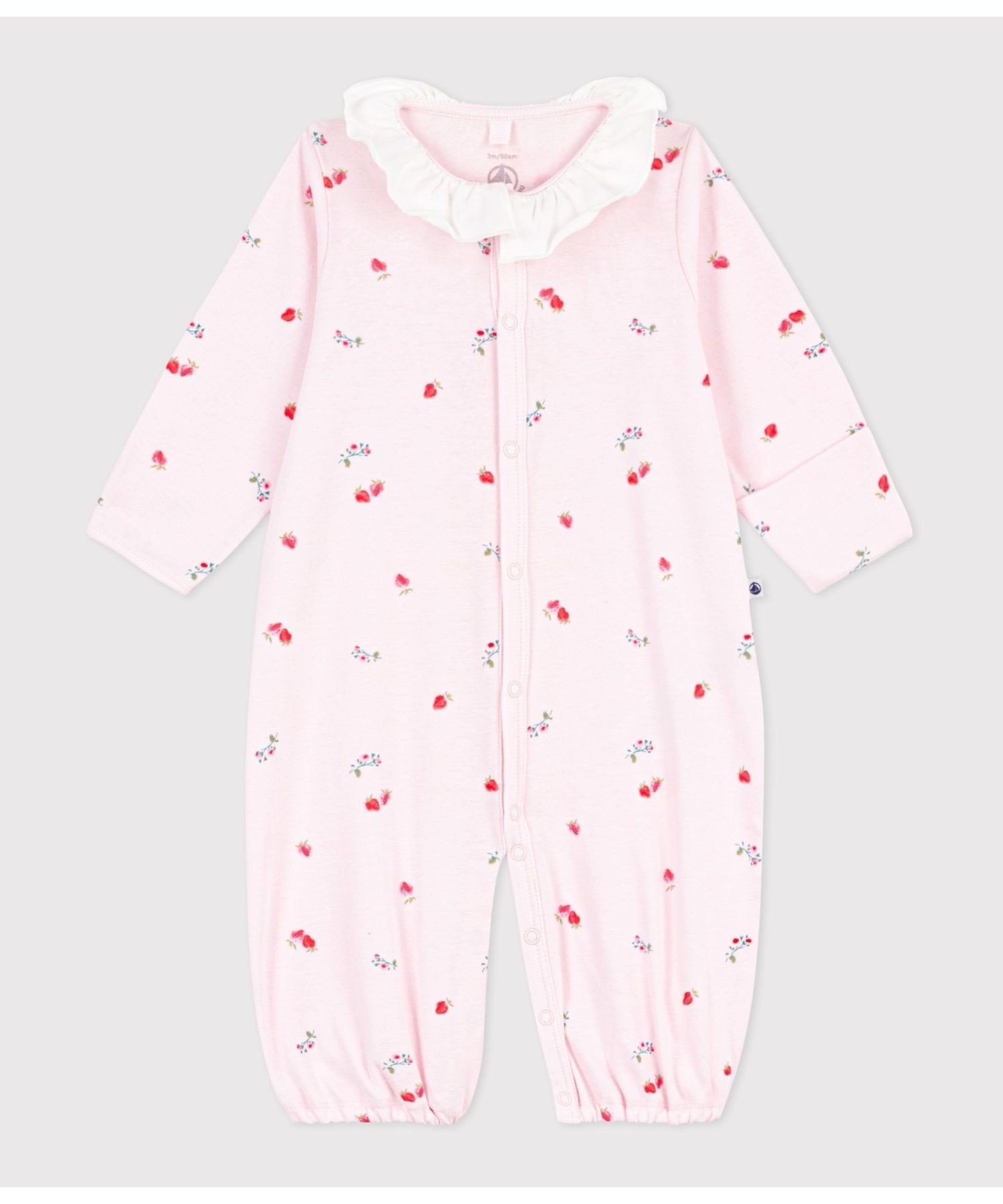 Двусторонний комбинезон с принтом Petit Bateau, Light pink/multicolor