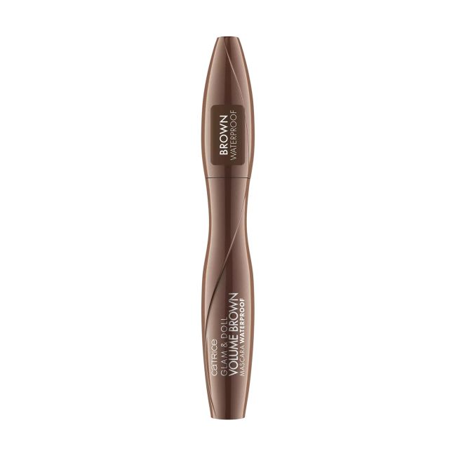 

Водостойкая тушь для ресниц Glam & doll volume brown Catrice, 10 мл