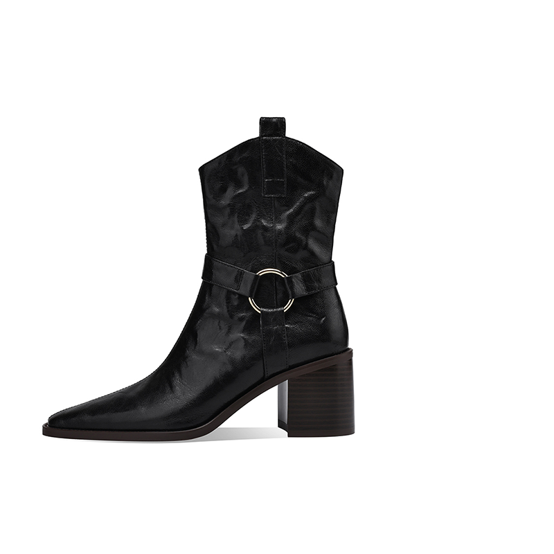 Ботильоны женские 6,6 см Rosa Bianca, Black