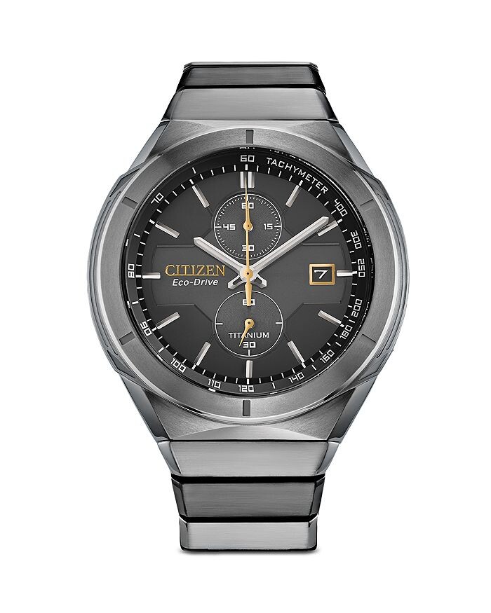 

Часы Citizen Eco-Drive Super Titanium Armor, 44 мм, черный