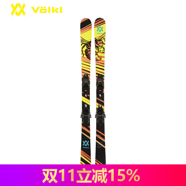 

Volkl Комплект лыж для фристайла для юных и взрослых лыжников (с креплениями), доска 148 см, V2310295