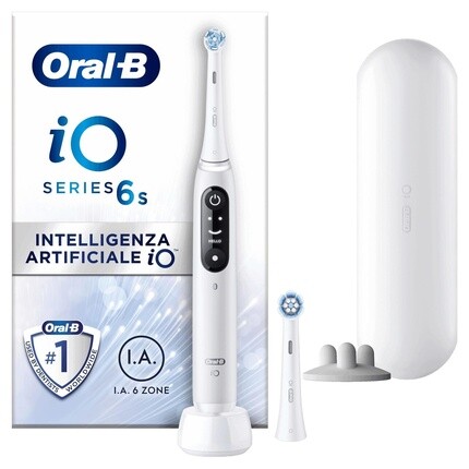 Вибрационная зубная щетка для взрослых Oral-B Io 6, белая, Braun — фото 3
