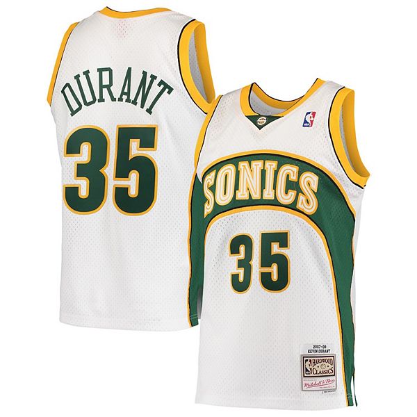 

Мужская баскетбольная майка mitchell & ness kevin durant seattle supersonics hardwood classics 2007-08 swingman белая Unbranded
