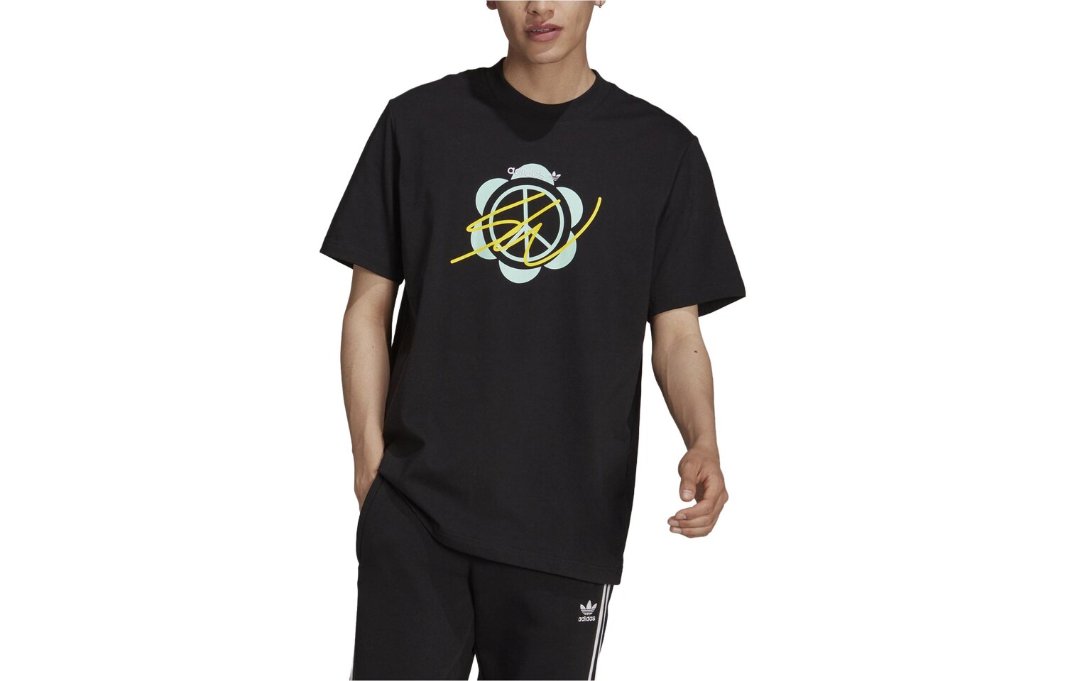 

Adidas Originals Мужская футболка, цвет Black