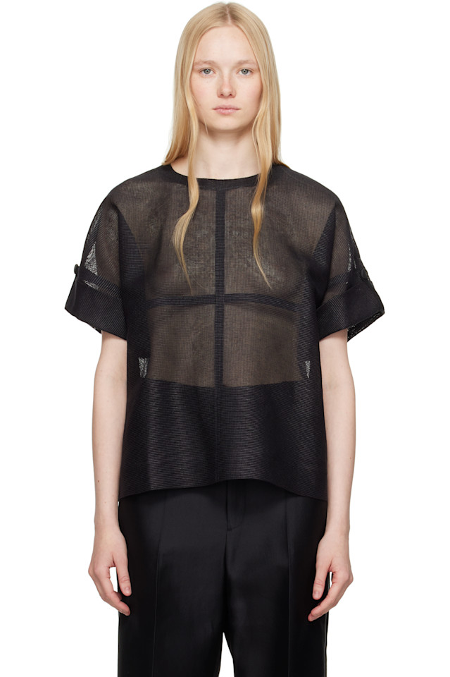 

Футболка Papyrus Issey Miyake, черный