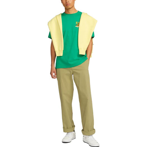 Футболка Nike SB Graphic Logo T-Shirt 'Green', зеленый — фото 3