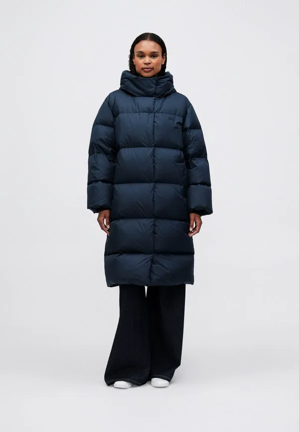 Водоотталкивающее пуховое пальто-накидка с длинным кроем Tommy Hilfiger, Dark Night Navy