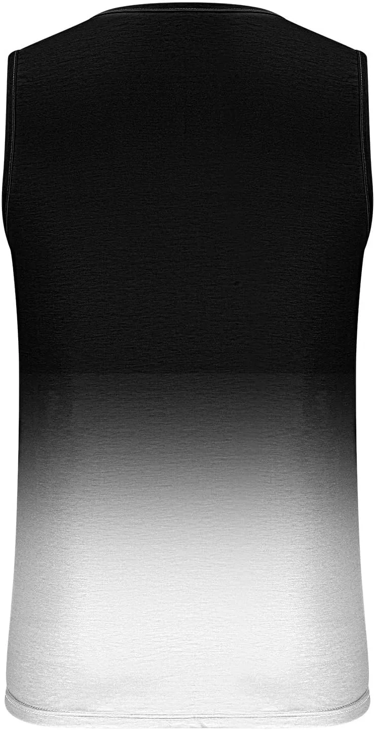 Мужская майка для тренировок Muscle Cut Off, летняя, градиент — фото 3