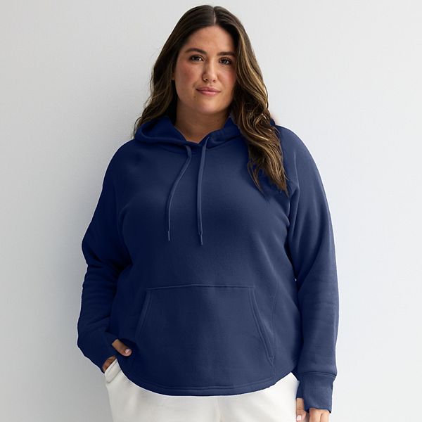 

Ультрамягкая флисовая толстовка Plus size Tek Gear, Navy Romance
