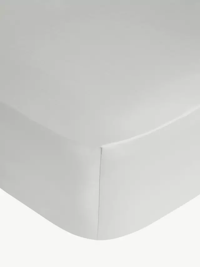 

Простыня на резинке John Lewis Cool & Silky Tencel 300 Thread Count, цвет pale/grey
