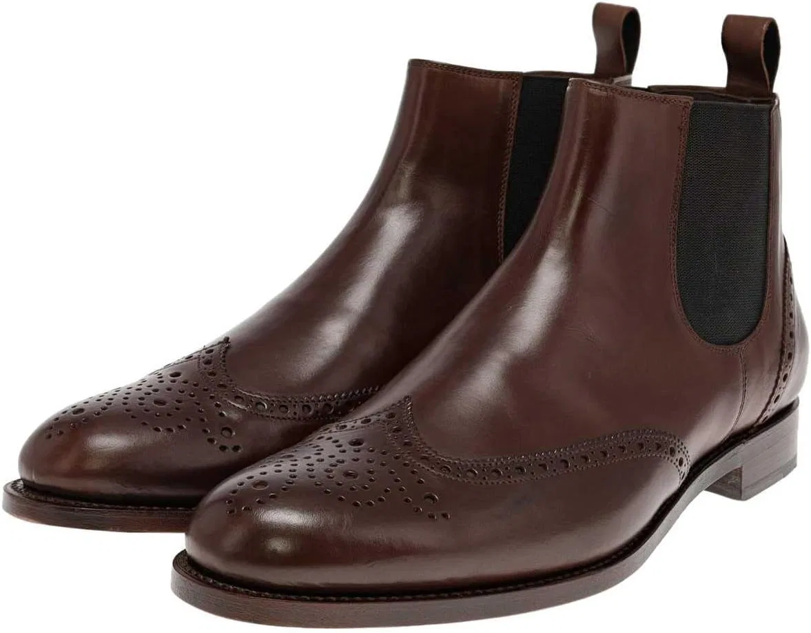 FB Fashion Boots Daniele Мужские ботинки челси Кожаные туфли Коричневые — фото 2