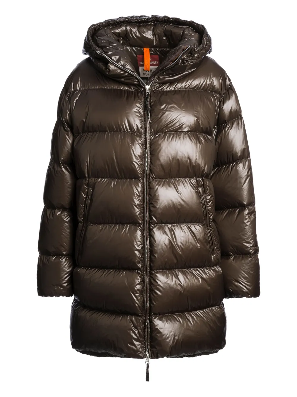 

Стеганое пальто с капюшоном Parajumpers, коричневый