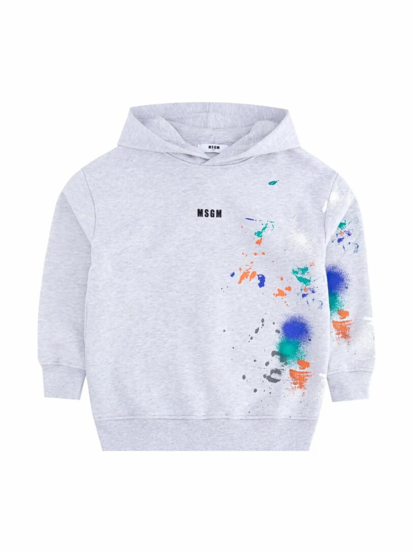 

Худи с принтом MSGM, серый