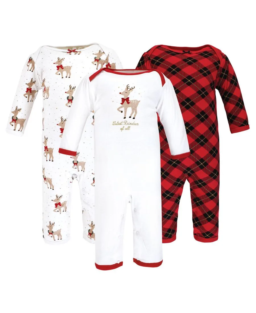 Хлопковый комбинезон для малышей Hudson Baby, Fancy Rudolph