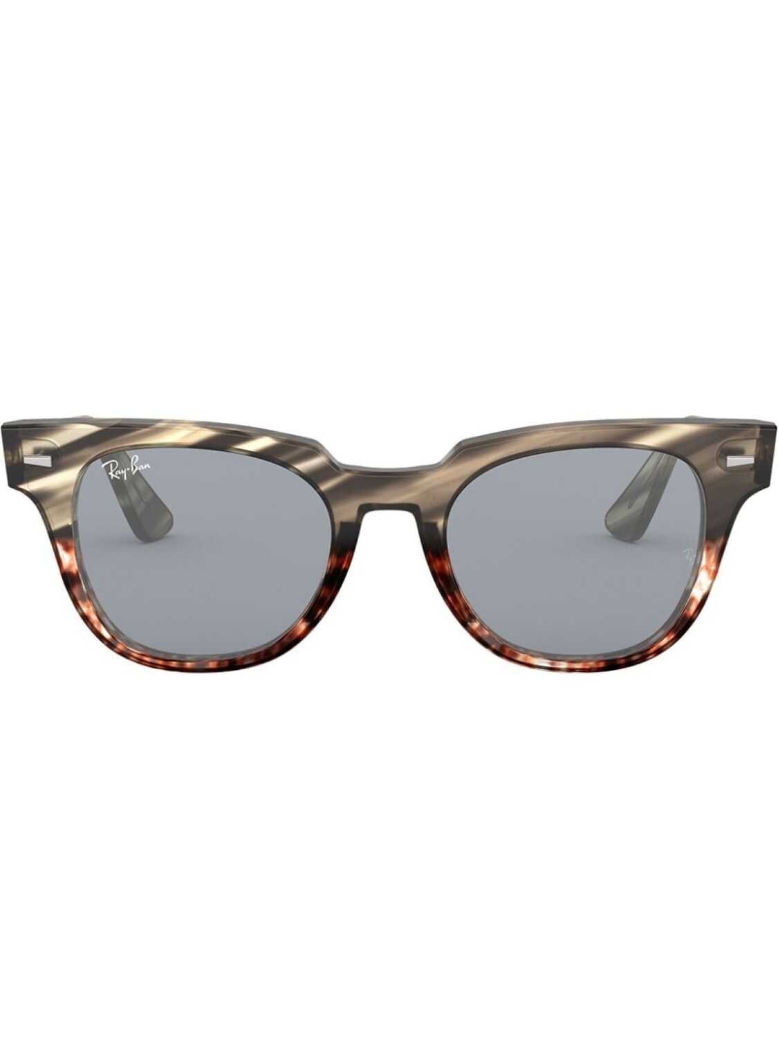 

Ray-Ban солнцезащитные очки Meteor Stripped, серый