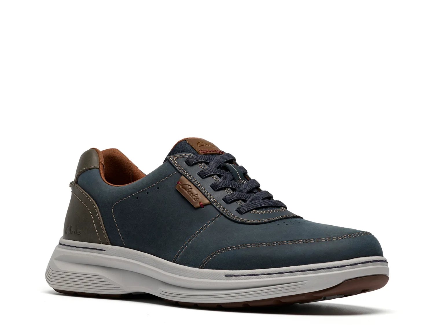 

Кроссовки Clarks Craftwell Sneaker, Navy Leather