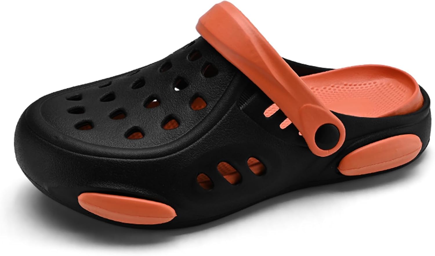 

Мужские сабо из ЭВА, удобные, без застежки, с плоской подошвой, легкие, мягкие, дышащие, с множеством отверстий, с закругленным носком, шлепанцы для лета, пляжа, бассейна, дома, повседневного использования, на улице и для сада Psieicwm, оранжевы...