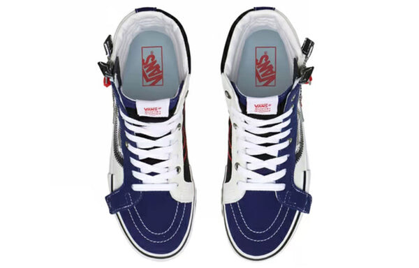 Кроссовки Vans SK8-HI Reissue CAP 'Blueprint', синий — фото 4