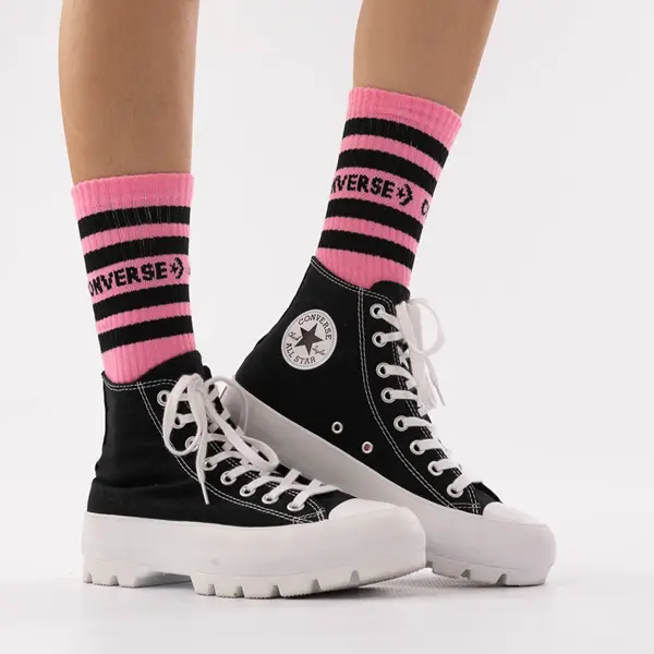 Женские высокие кроссовки Converse Chuck Taylor All Star, черный — фото 3