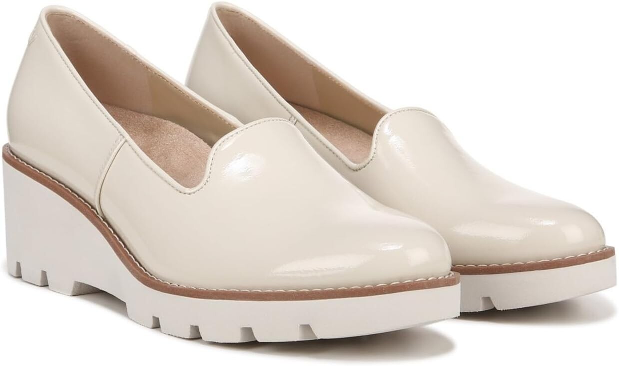 

Туфли на танкетке Willa Wedge VIONIC, цвет Cream Patent