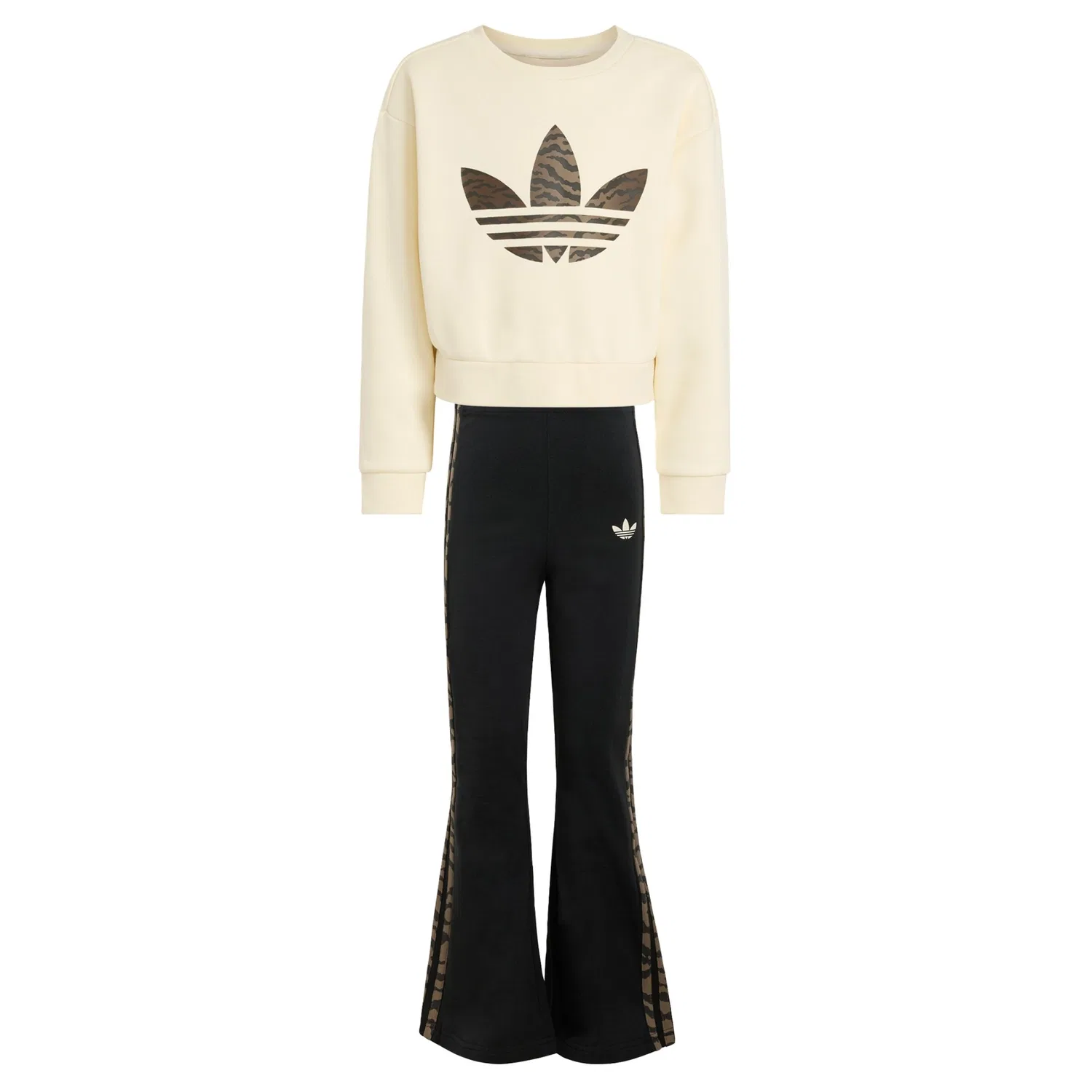 Спортивный костюм Adidas Originals BOXY CREW черного и белого цветов