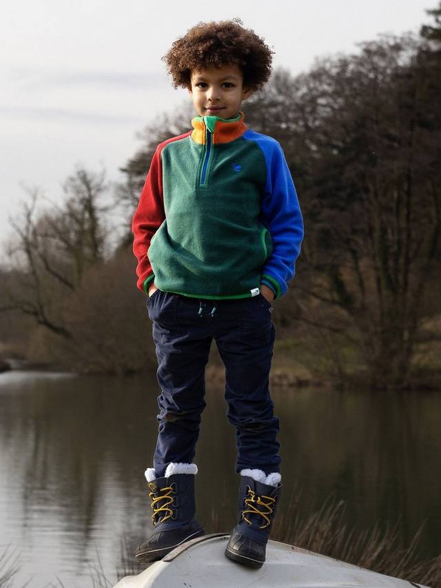 

Детская флисовая куртка на молнии Muddy Puddles, Green