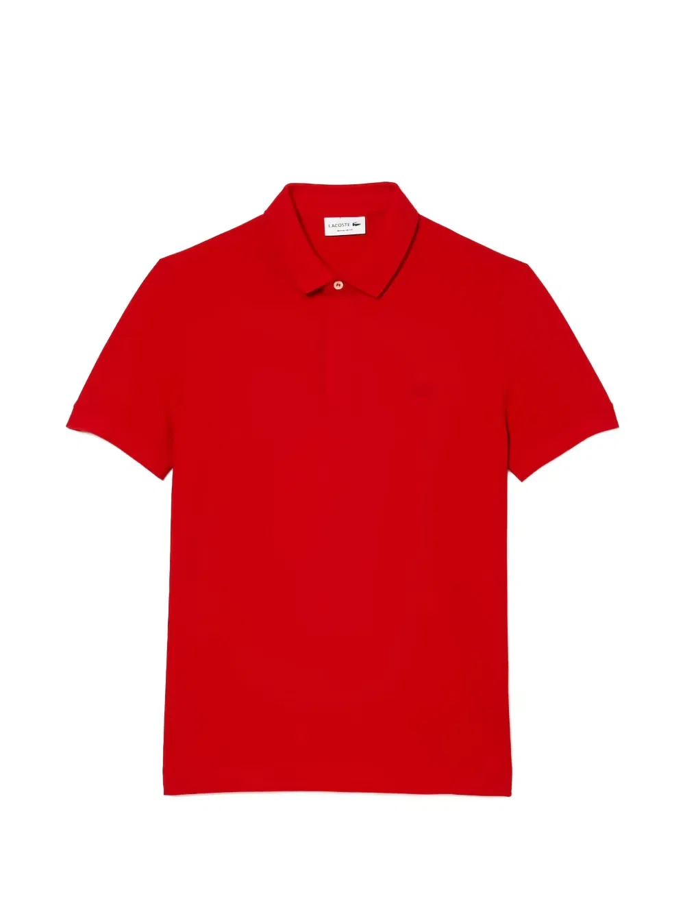 Поло из пике стандартного кроя Lacoste, красный