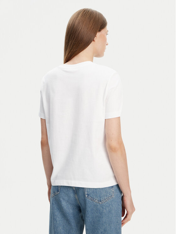 Футболка обычного кроя LV044C905G Calvin Klein, белый — фото 3