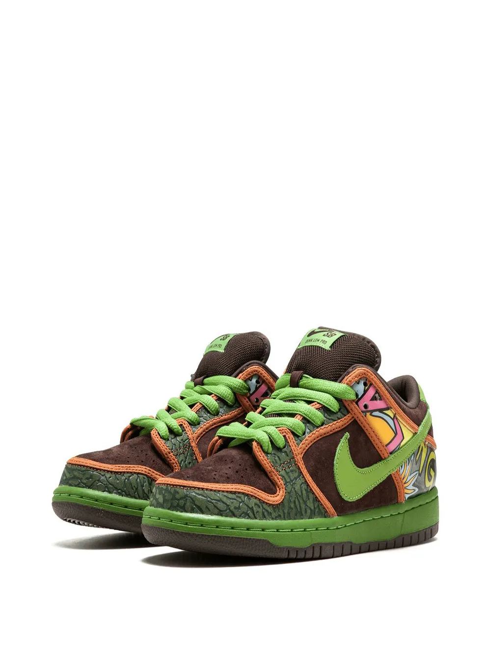 Кроссовки 'Dunk Low Premium De La Soul' Nike, зеленый — фото 2