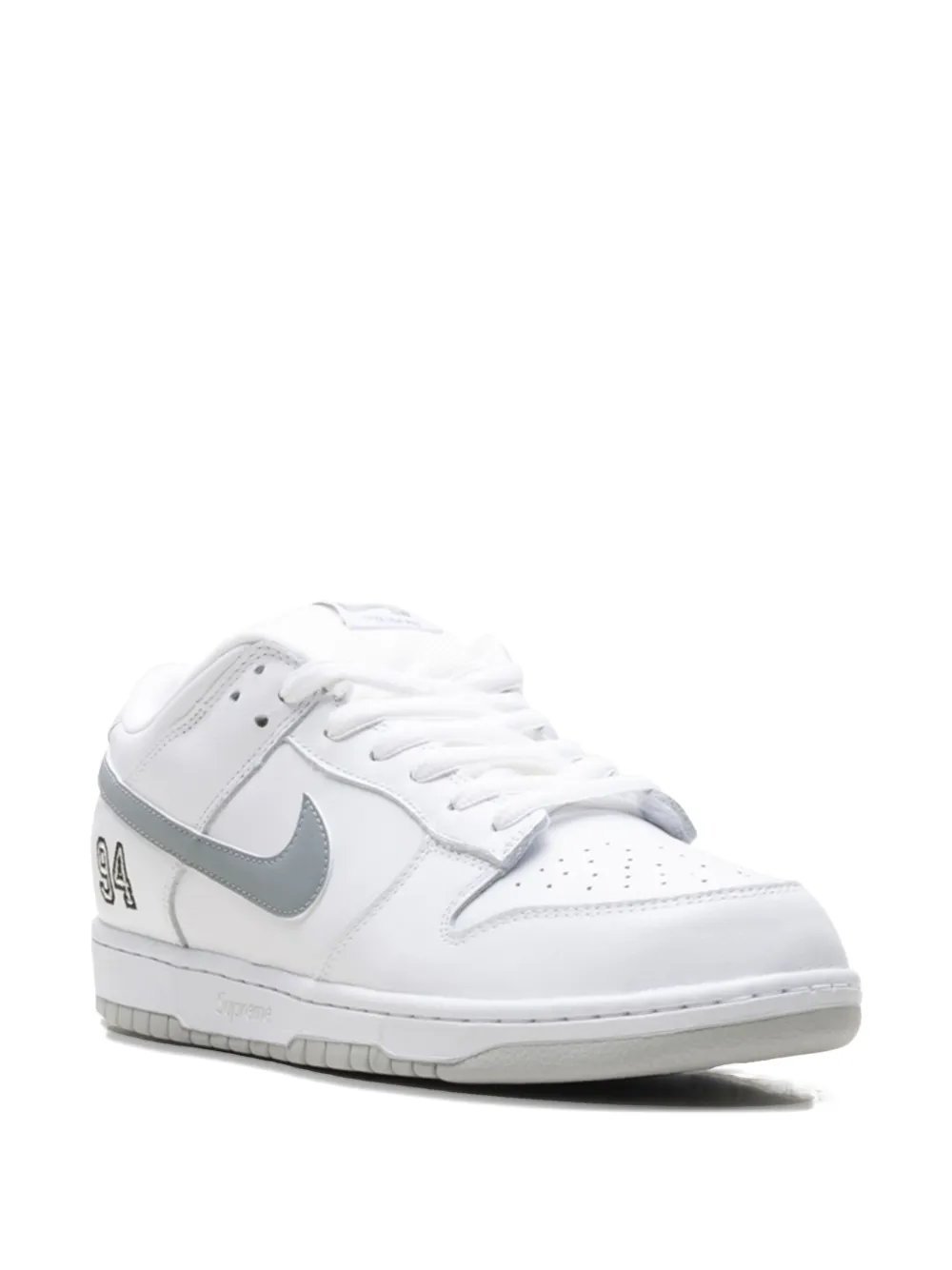 Кроссовки SB Dunk Low "Supreme - Белые" Nike, белый — фото 2