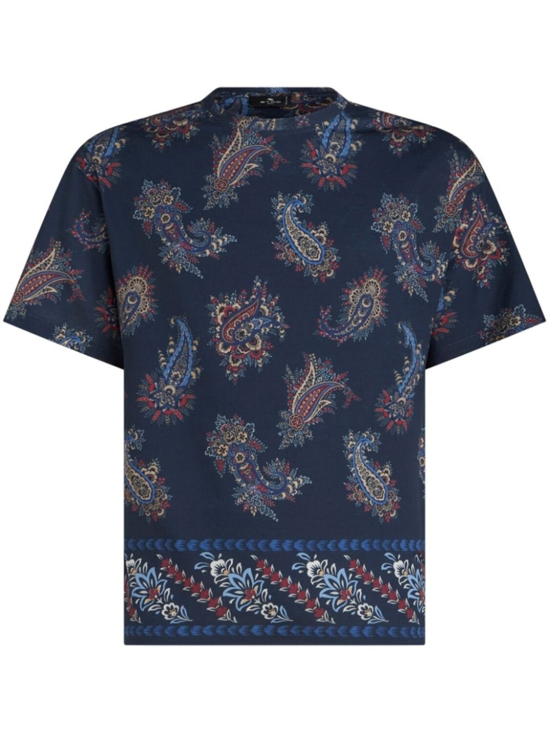 

ETRO футболка с принтом пейсли, синий