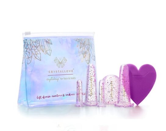 

Силиконовые чашки для массажа лица и тела. Crystallove