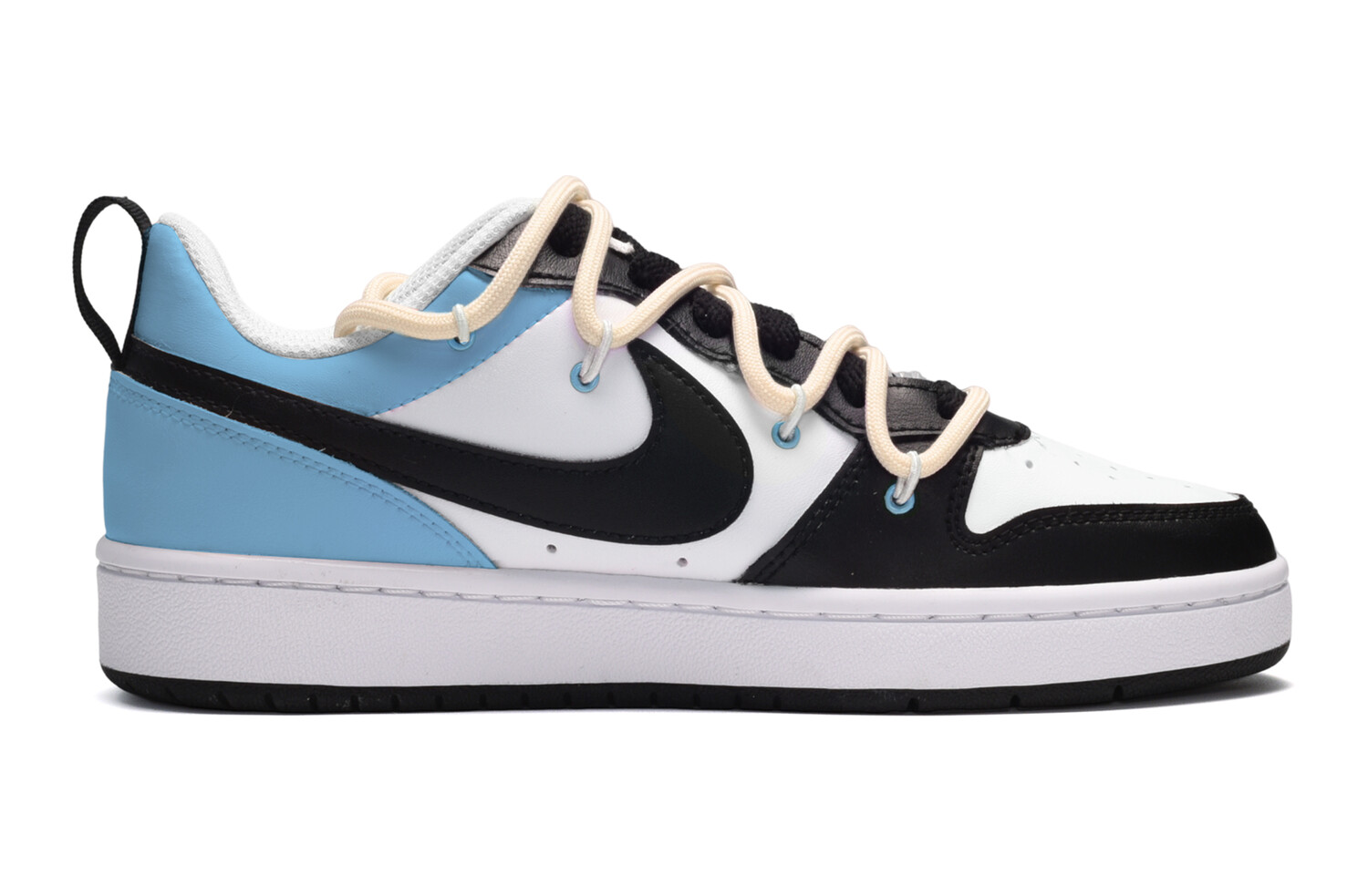 

Кроссовки Nike Skateboard Shoes Women's Low-Top Black White Blue
