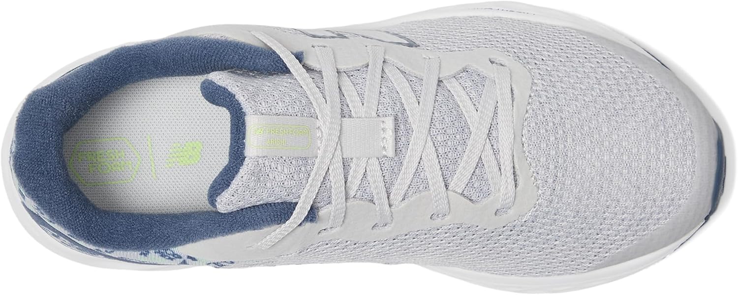 Кроссовки New Balance Unisex-Child Fresh Foam Arishi V4 с шнуровкой, серый — фото 3