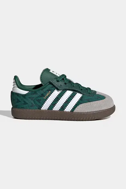 Кроссовки детские SAMBA OG Adidas Originals, зеленый