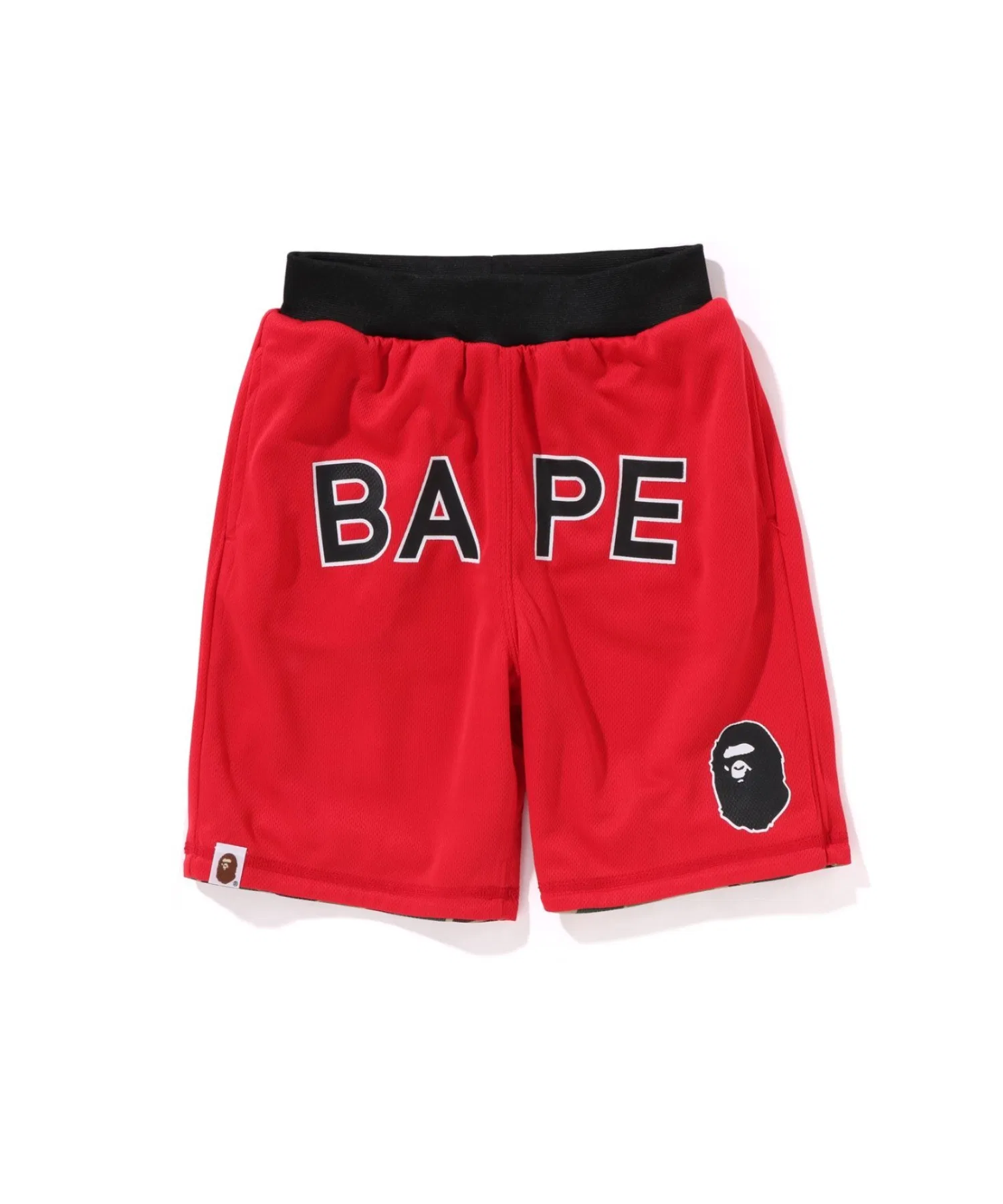 Детские шорты A BATHING APE с камуфляжным принтом — фото 4