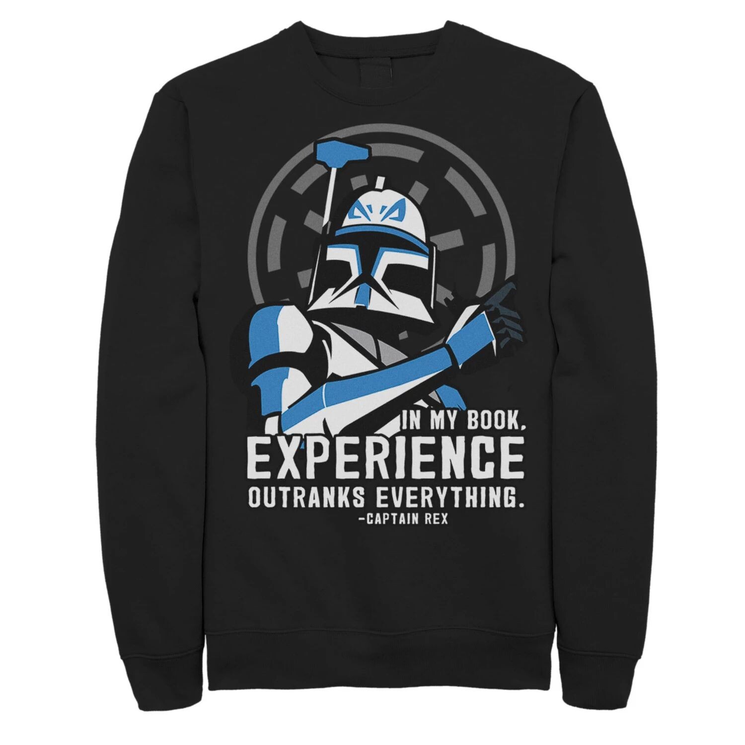 

Мужской свитшот «Войны клонов» Captain Rex Experience Star Wars