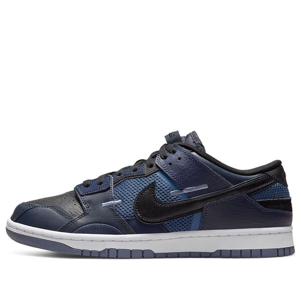 

Кроссовки dunk low scrap Nike, синий