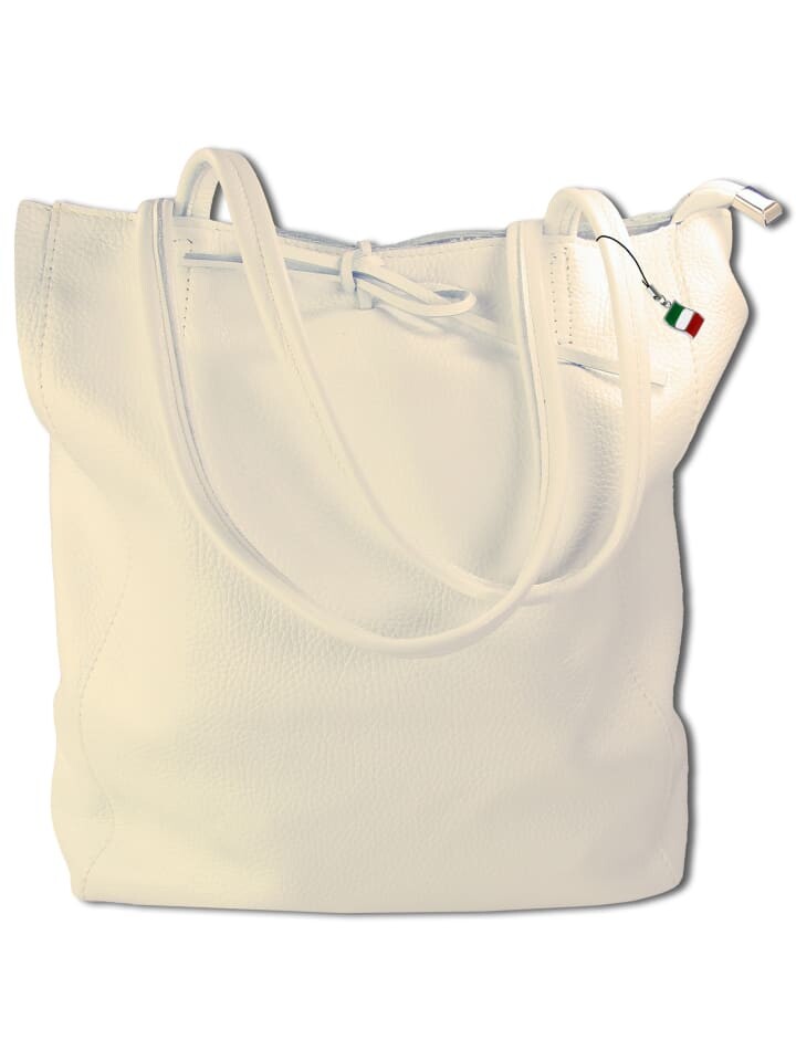 

Наплечная сумка Florence Shopper, Schultertasche Leder beige ca. 28cm, Бежевый, Наплечная сумка Florence Shopper, Schultertasche Leder beige ca. 28cm