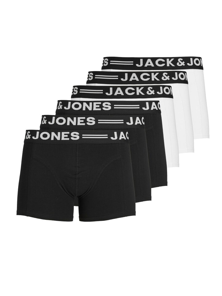 

Трусы Jack & Jones Retro Short / Pant Sense, цвет Weiß/Schwarz Mix