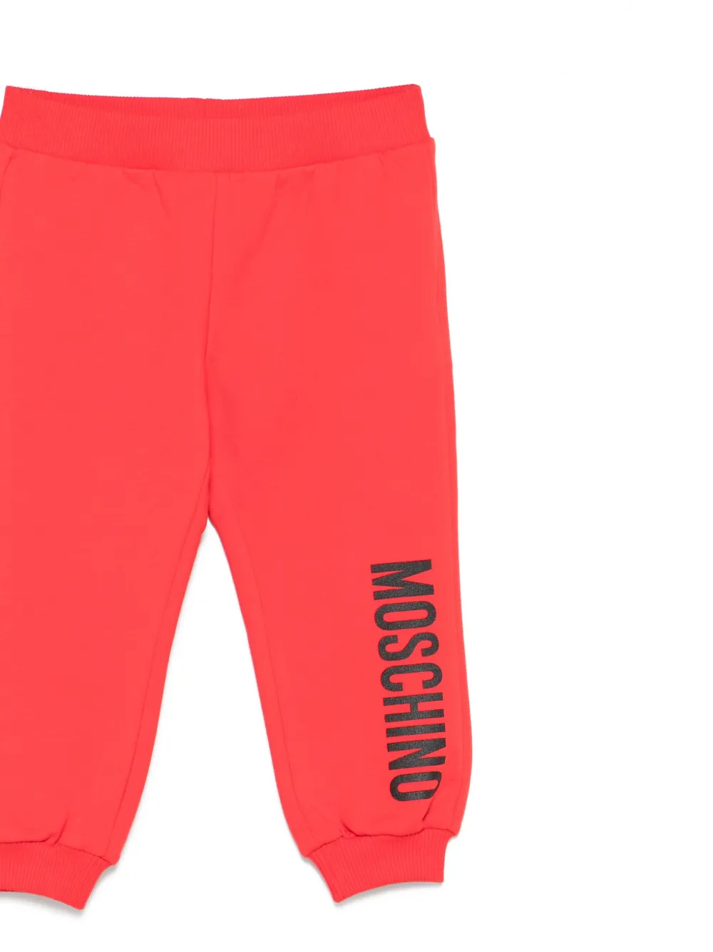 Спортивные брюки с логотипом Moschino Kids, красный — фото 3