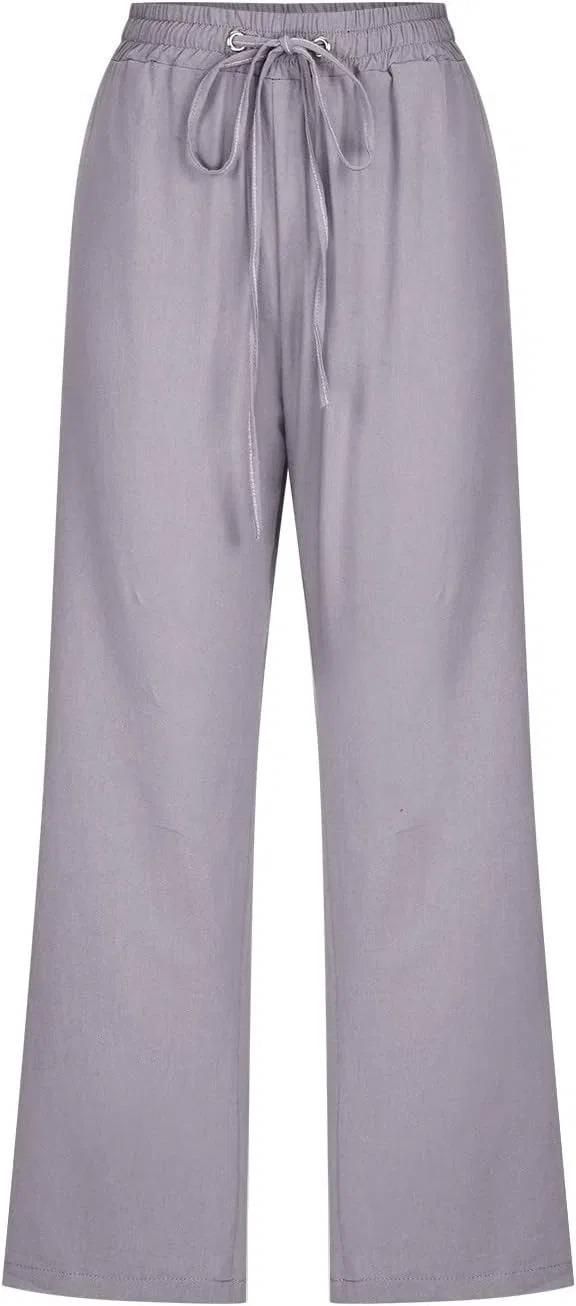Леггинсы, высокая талия, Capri Pants, серый — фото 3