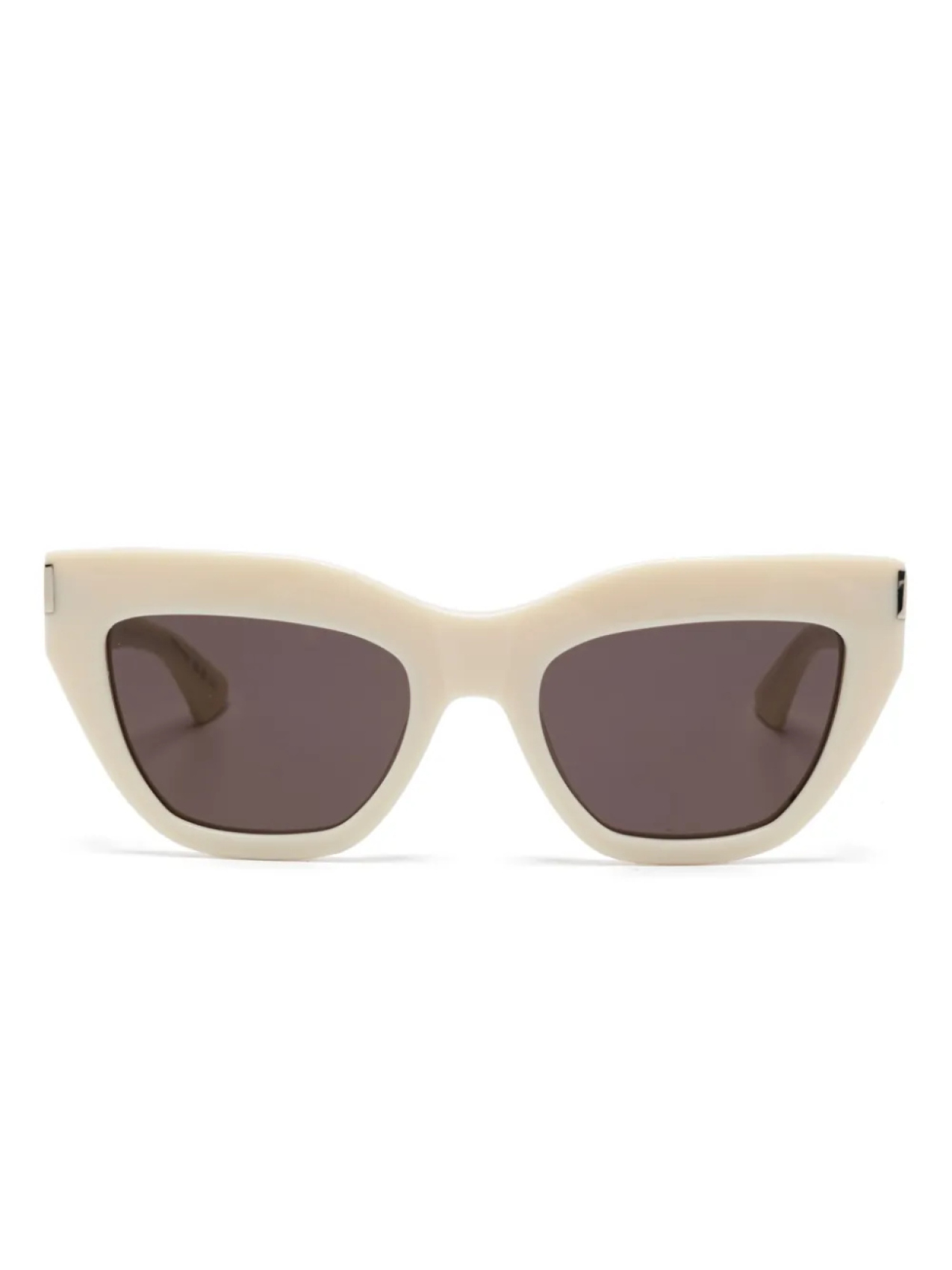 

Saint Laurent Eyewear солнцезащитные очки в оправе 'кошачий глаз', нейтральный