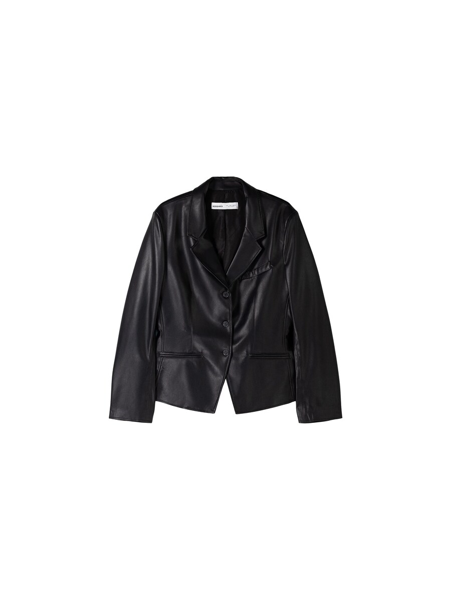 

Классический блейзер Bershka Blazer, черный