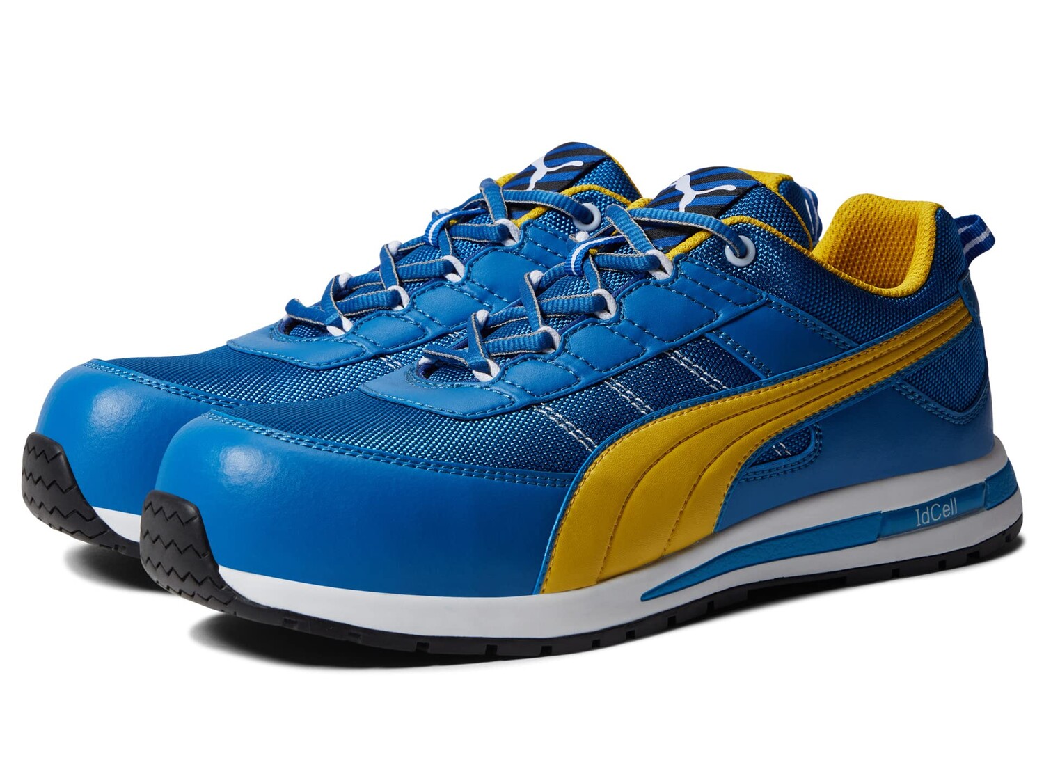 

Кроссовки PUMA Safety Kickflip Low SD, синий/желтый