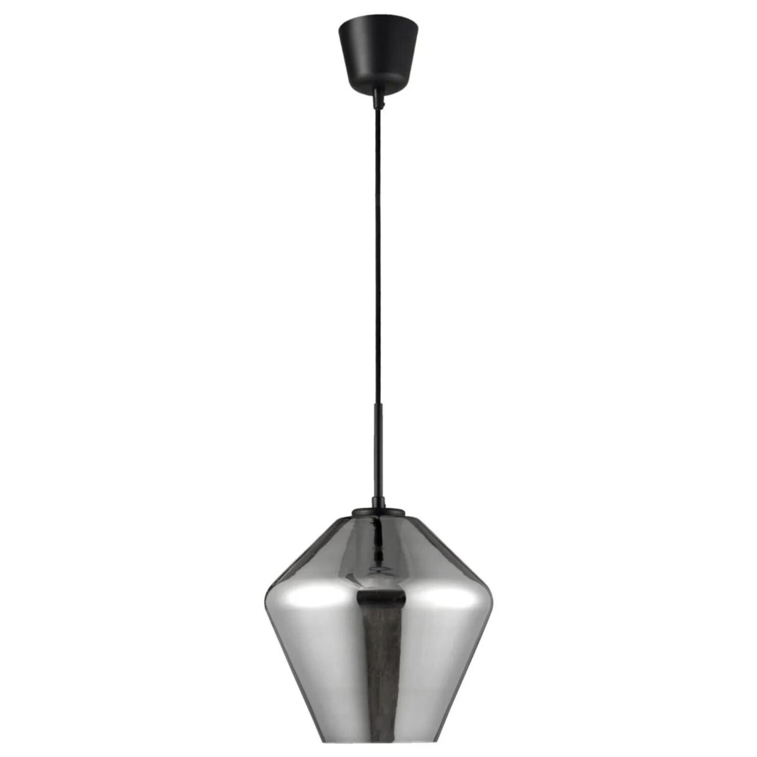 

Подвесная лампа click-licht, 11,5x11,5x120 см, хром/черный