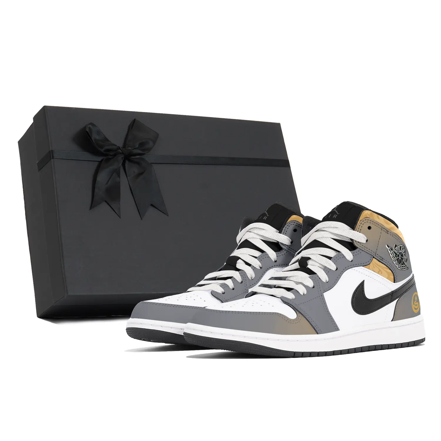 

Jordan Air 1 Dust, Concealed Shadows, Box устойчивые к истиранию мид-топ винтажные баскетбольные кроссовки для мужчин, серый