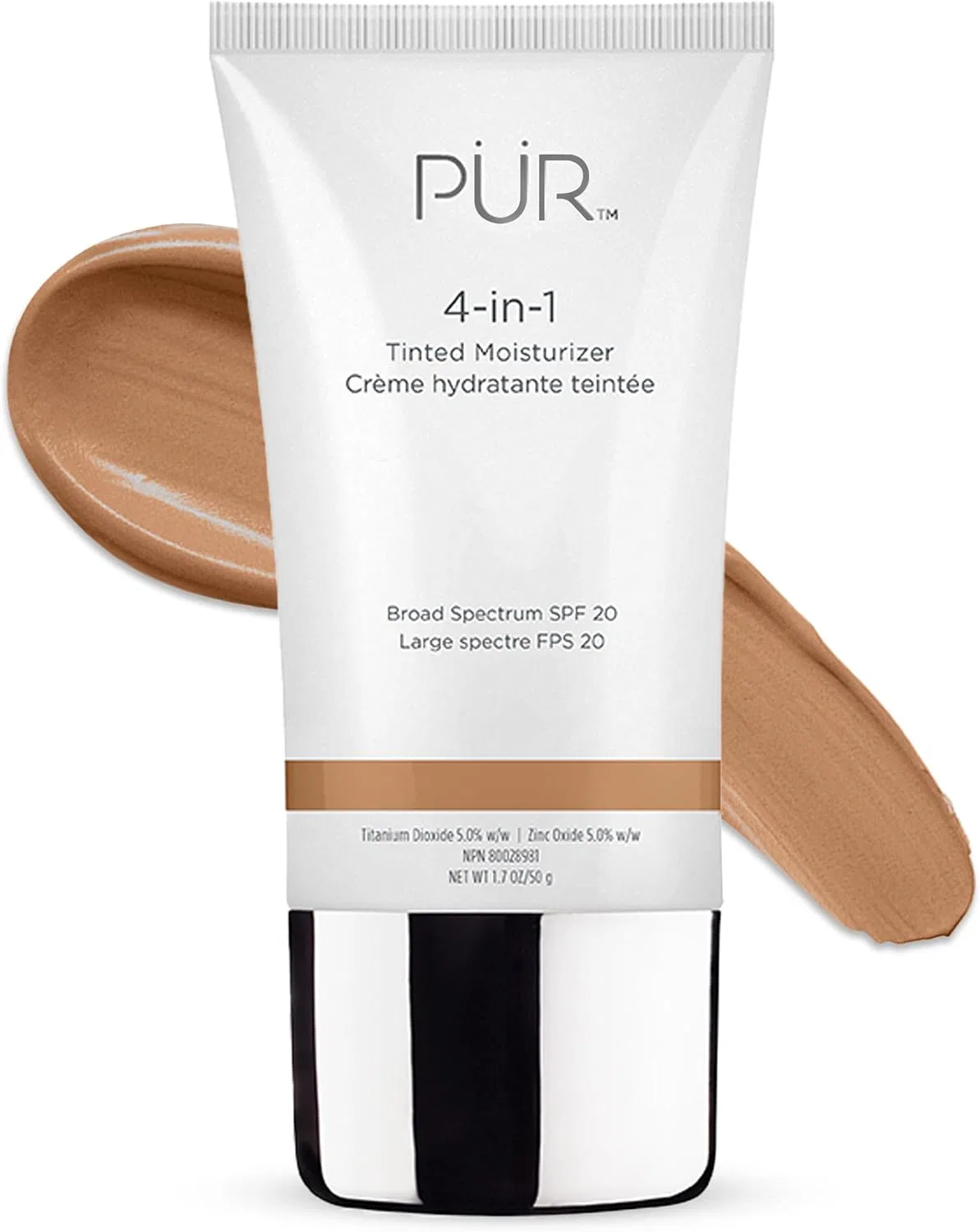 Дневной крем с тоном 4-в-1 Pür Minerals Medium SPF20 50г