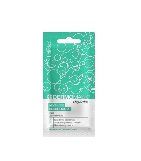 

Пузырьковая маска для лица, алоэ и зеленый чай, 10 мл L'Biotica, Dermomask Day Active, LBIOTICA / BIOVAX